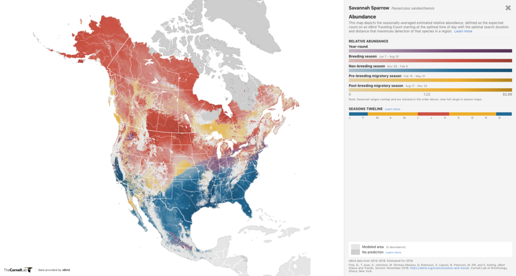 Status and Trends Abundance Map